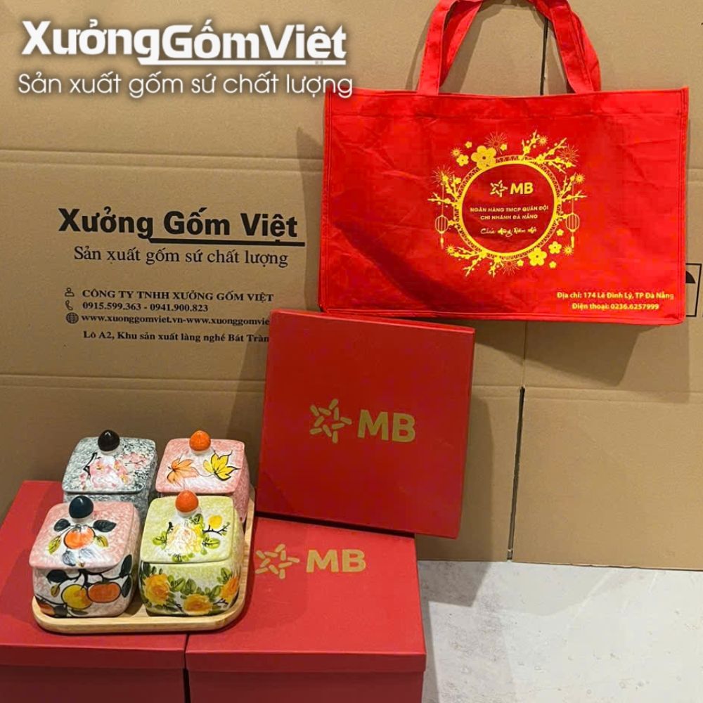Khay mứt Bát Tràng