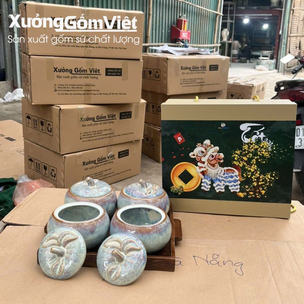Khay mứt Bát Tràng