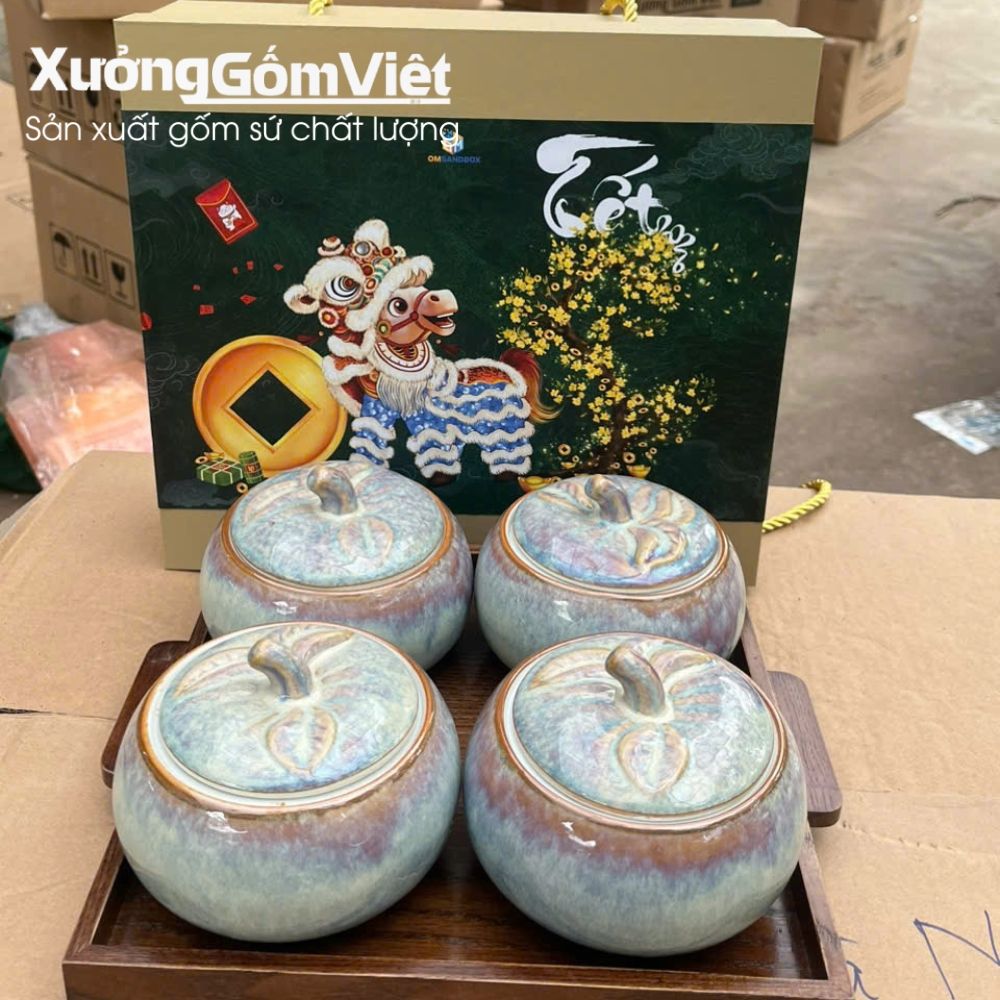 Khay mứt Bát Tràng