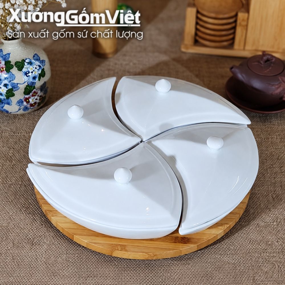 Khay mứt Bát Tràng