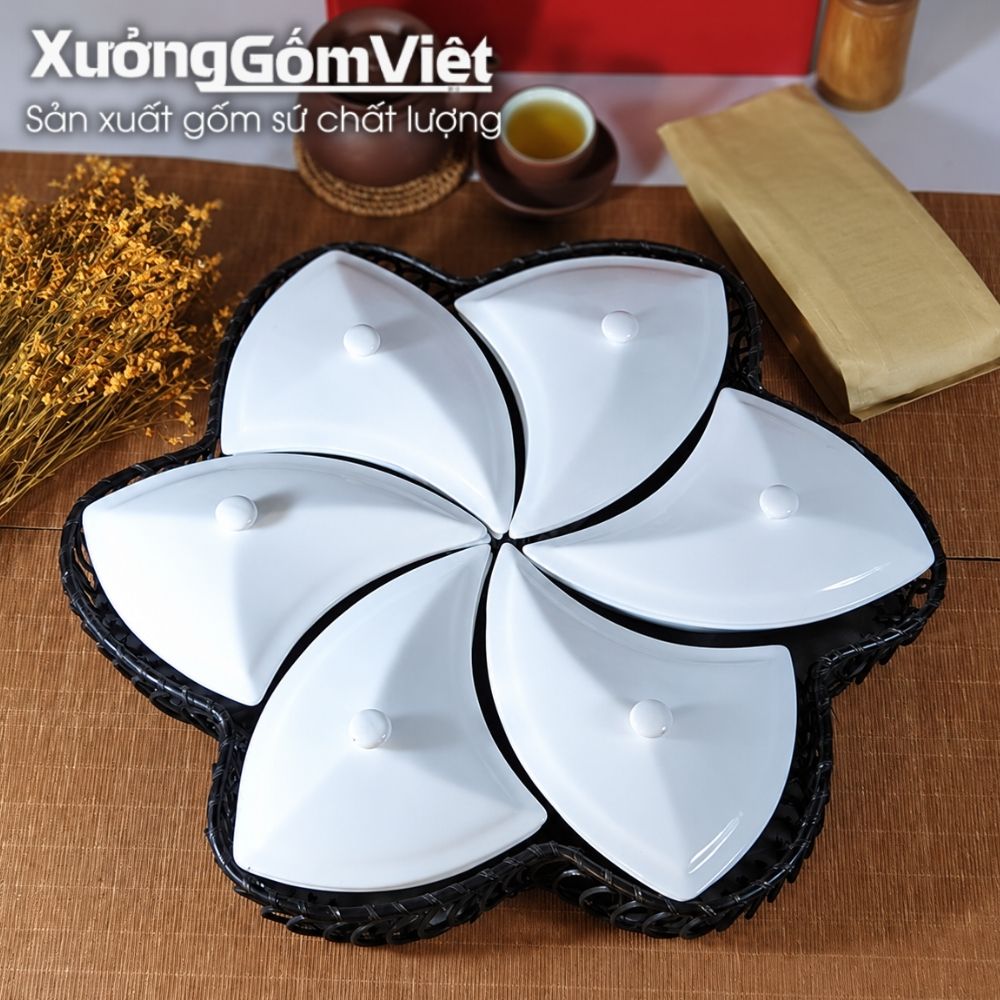 Khay mứt Bát Tràng