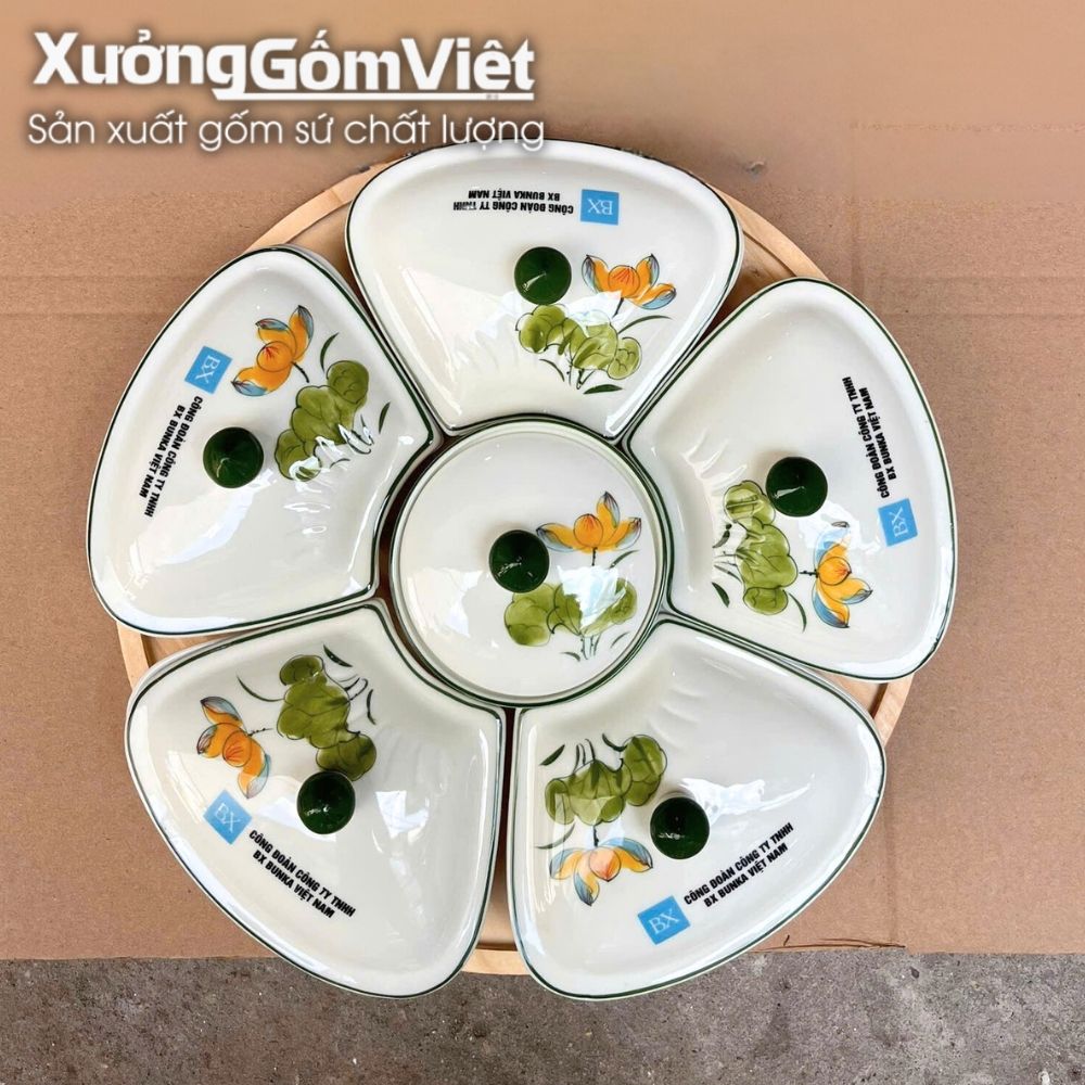 Khay mứt Bát Tràng