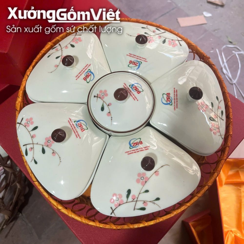 Khay mứt Bát Tràng