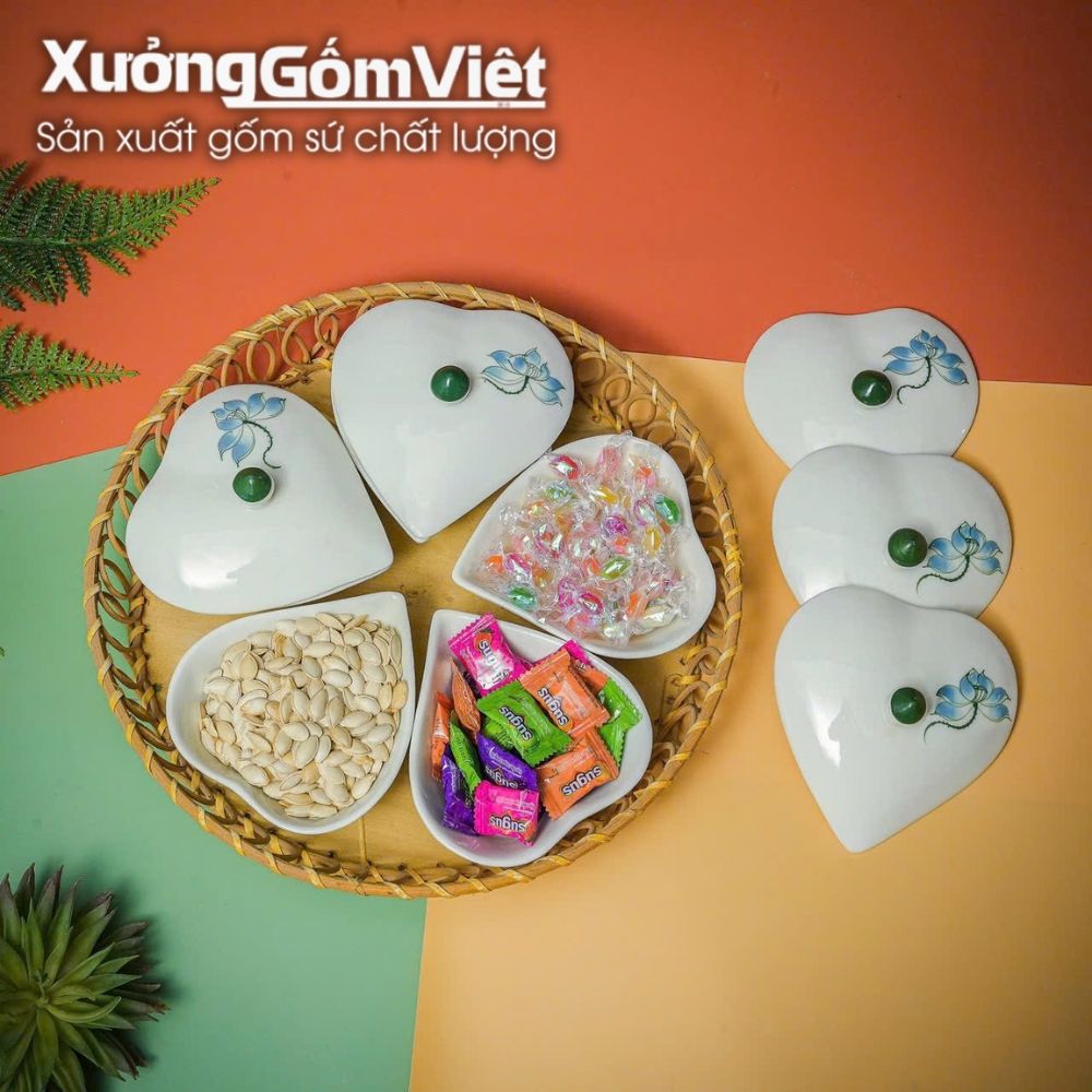 Khay mứt Bát Tràng
