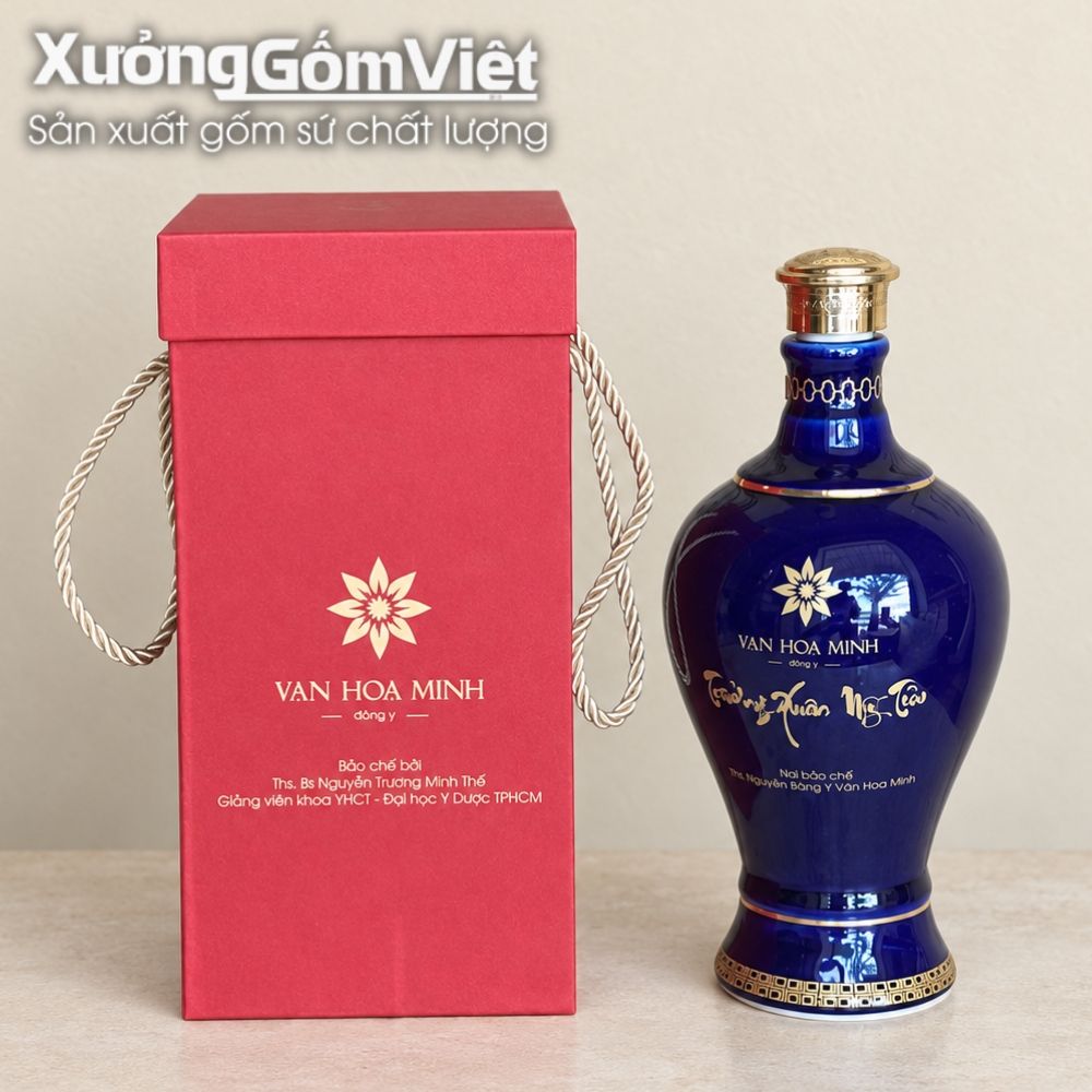 Nậm rượu, chai rượu in logo