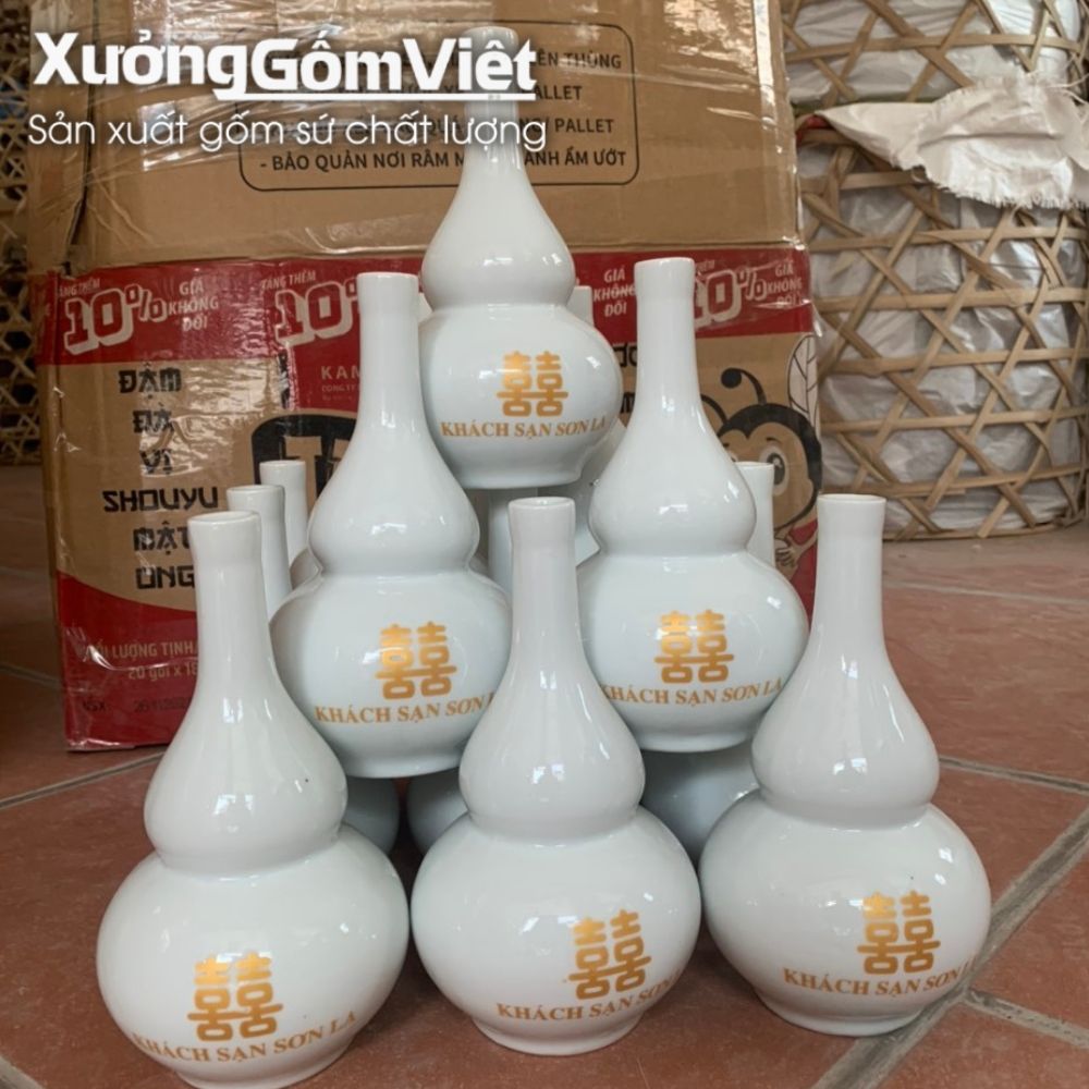 Nậm rượu, chai rượu in logo