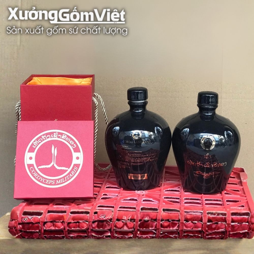 Nậm rượu, chai rượu in logo