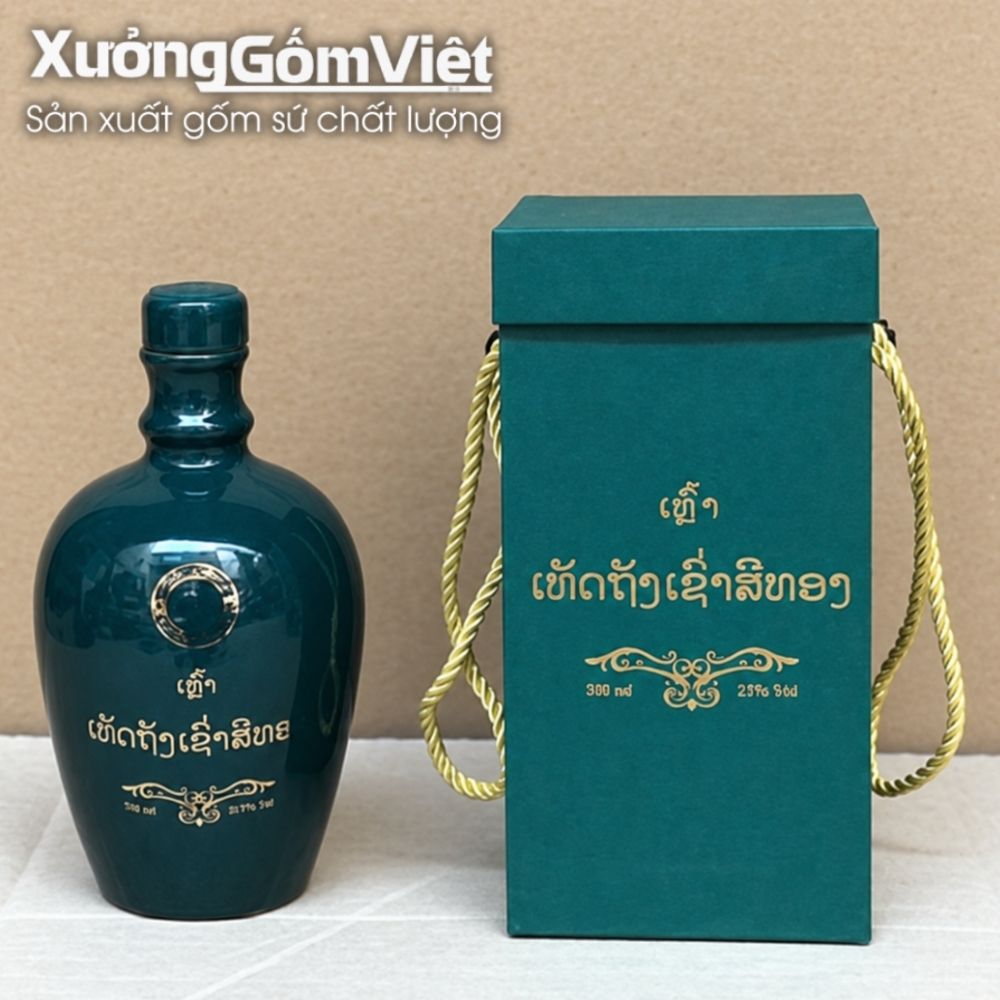 Nậm rượu, chai rượu in logo