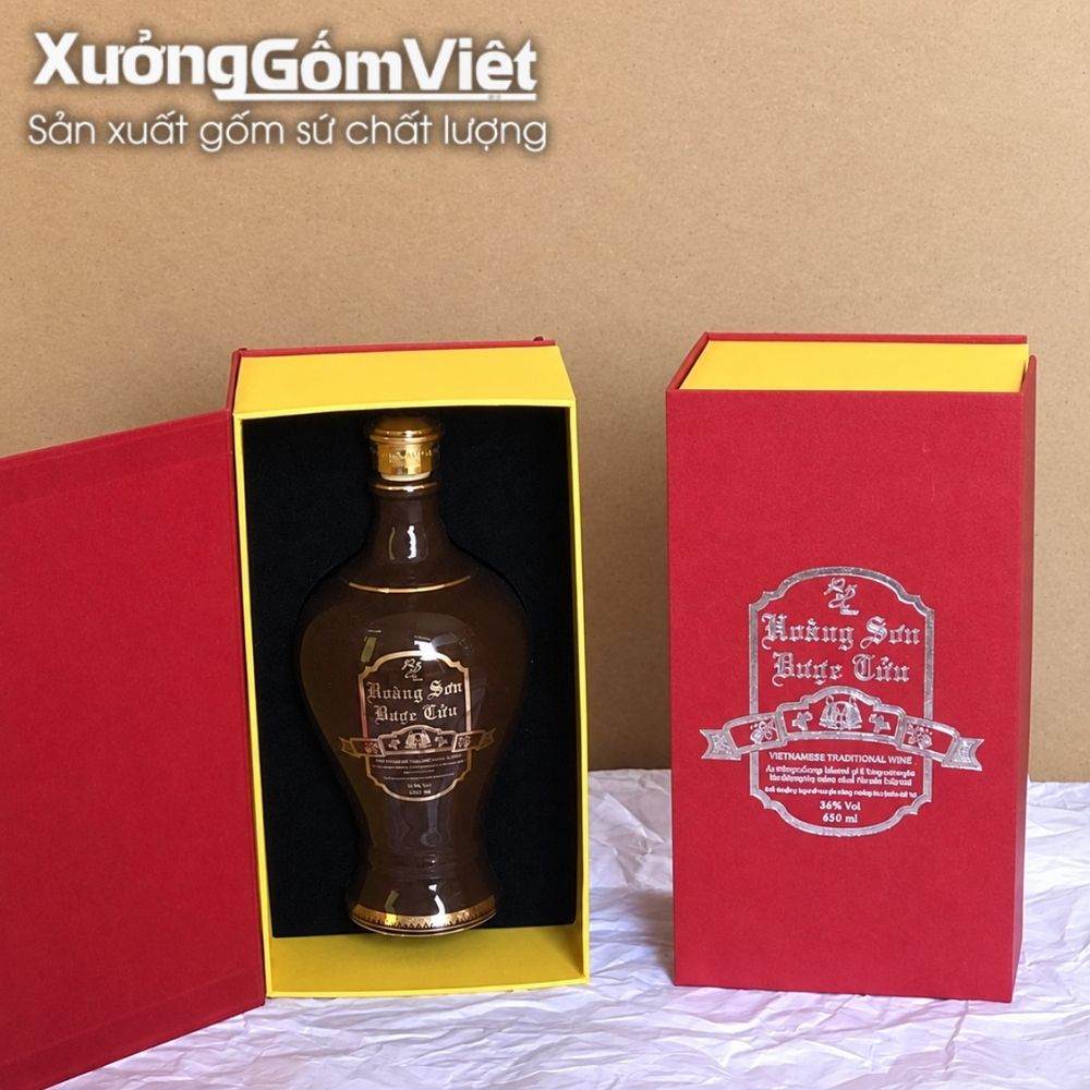 Nậm rượu, chai rượu in logo