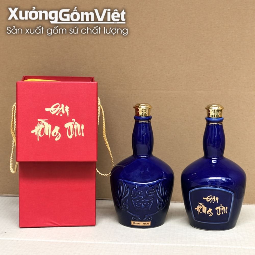 Nậm rượu, chai rượu in logo