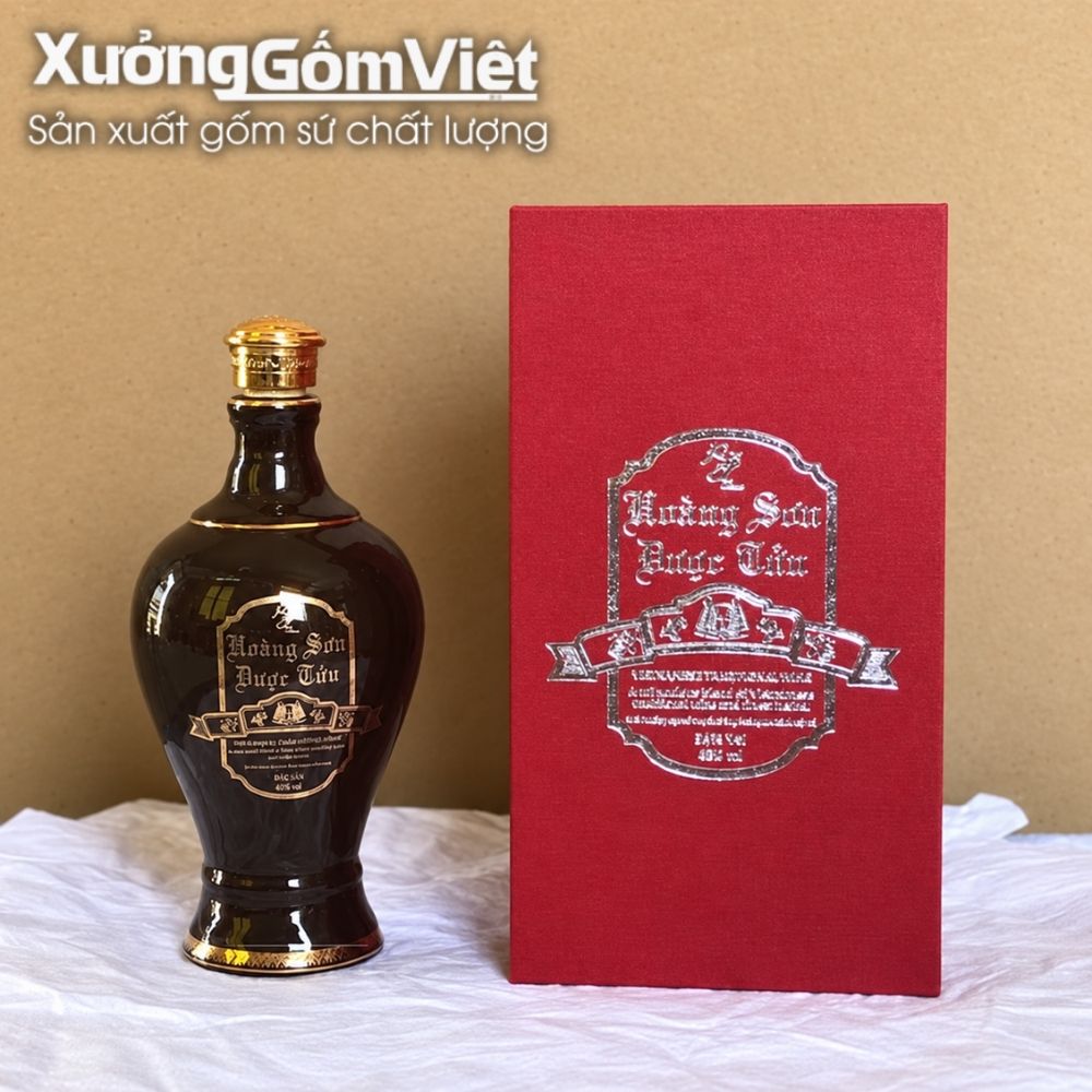 Nậm rượu, chai rượu in logo