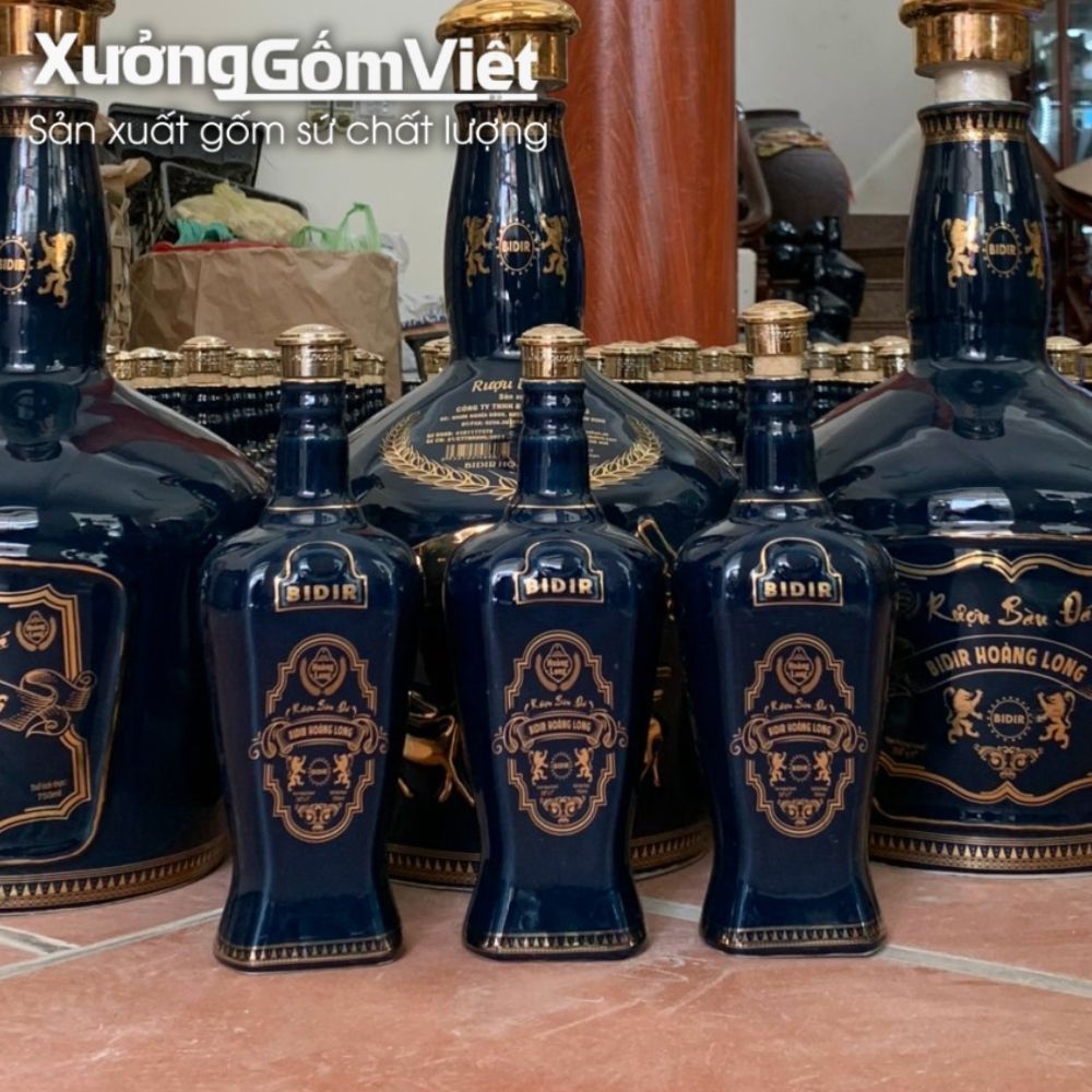 Nậm rượu, chai rượu in logo
