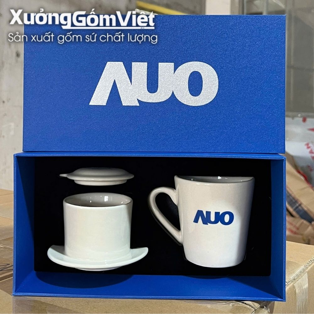 Phin pha cà phê quà tặng in logo
