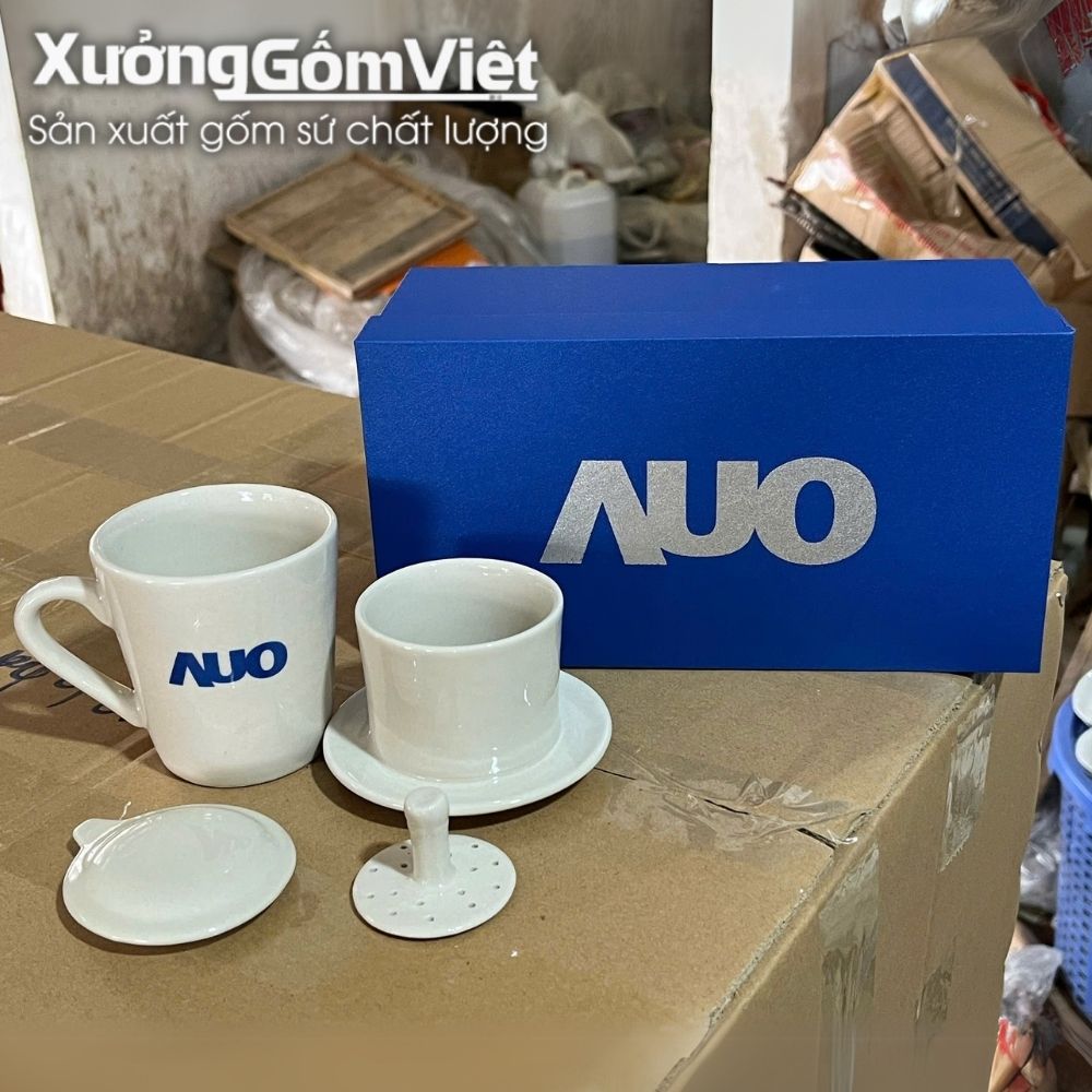 Phin pha cà phê quà tặng in logo
