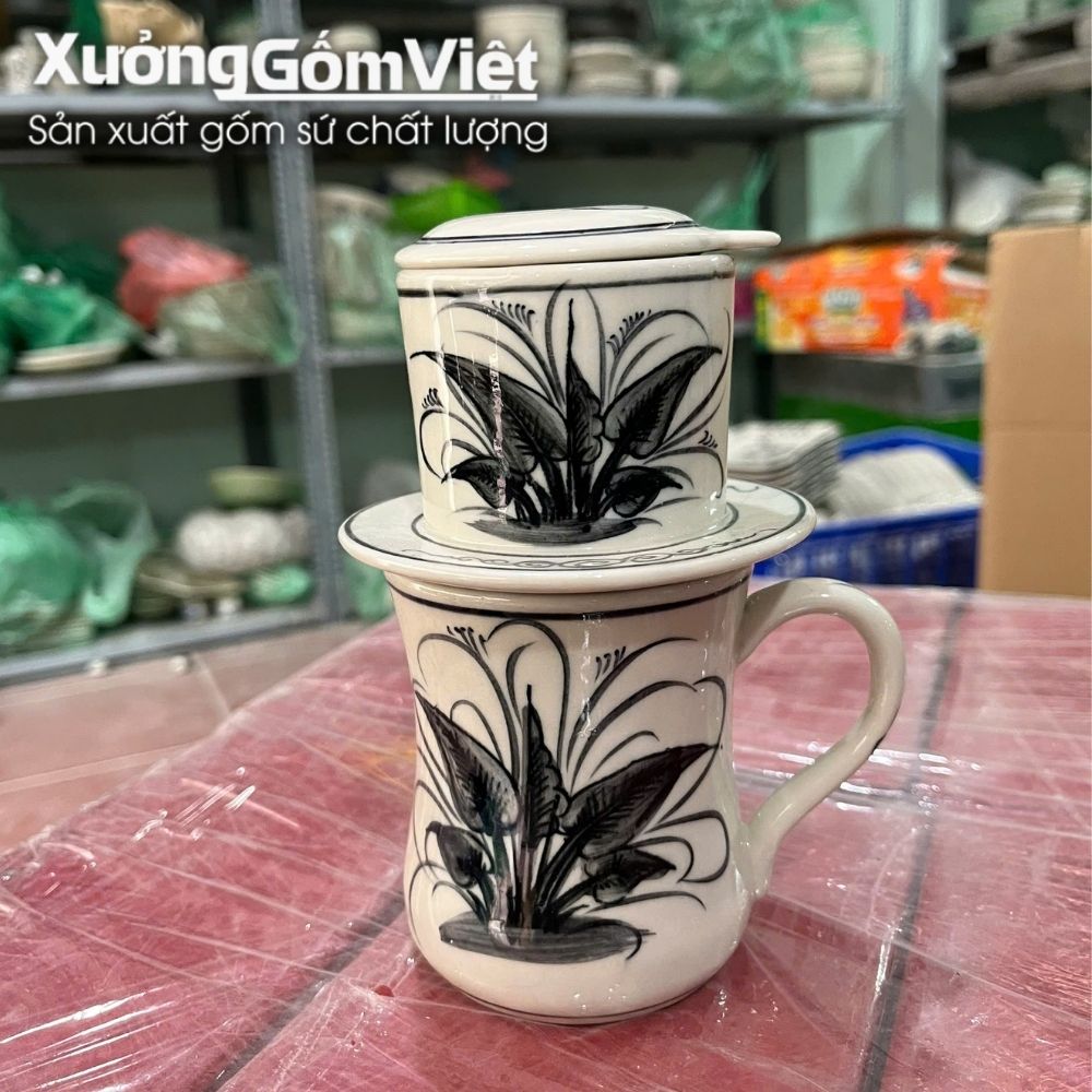 Phin pha cà phê quà tặng in logo