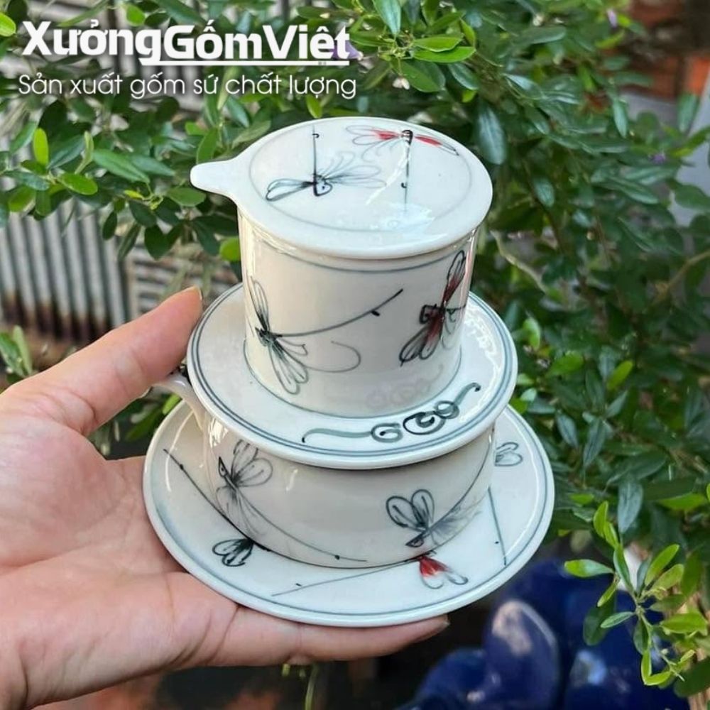 Phin pha cà phê quà tặng in logo