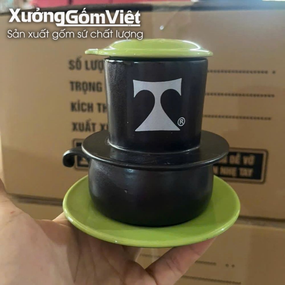 Phin pha cafe quà tặng in logo
