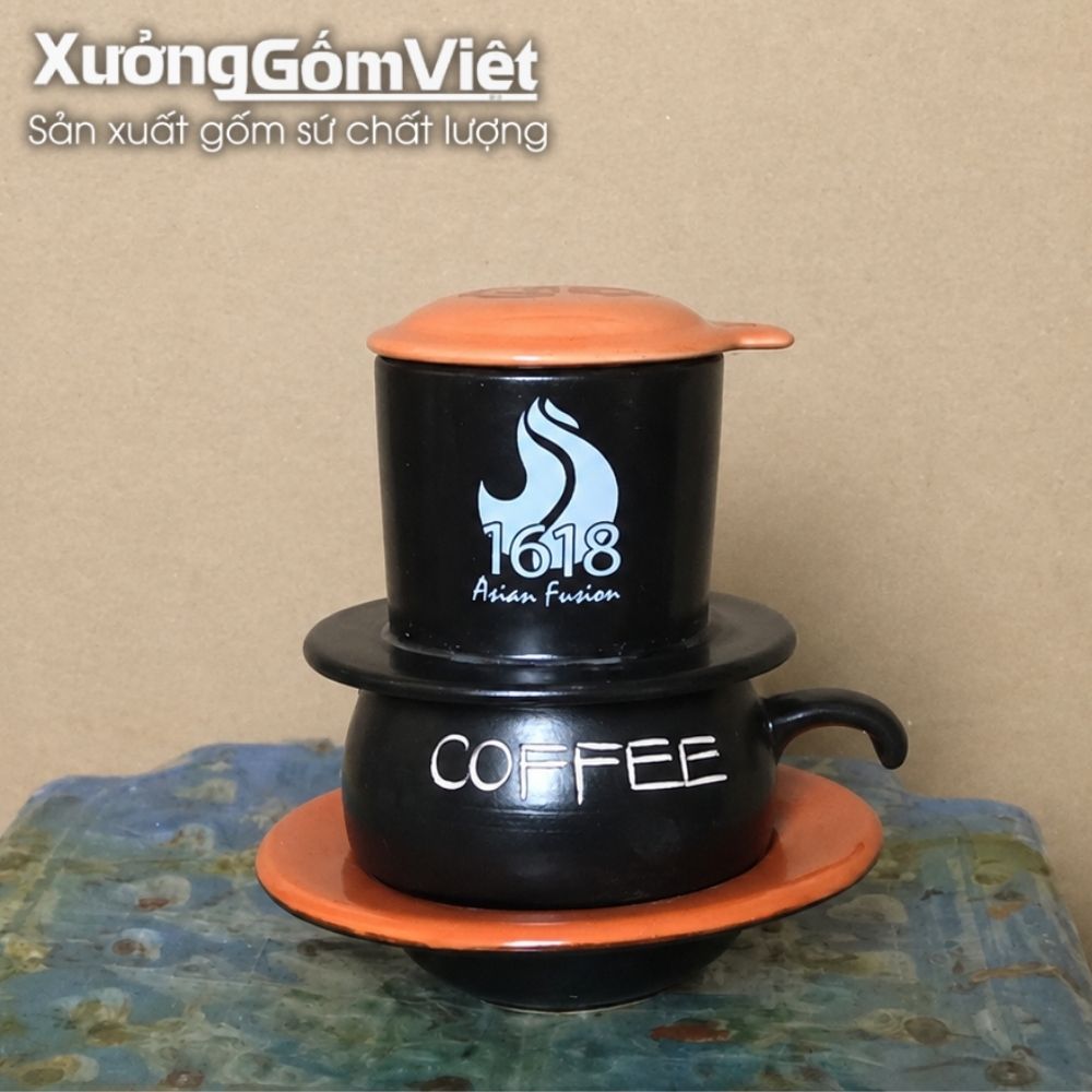 Phin pha cà phê quà tặng in logo
