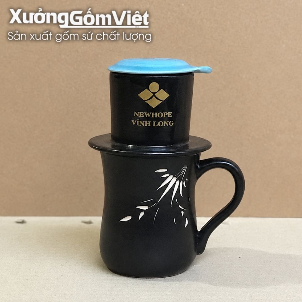 Phin pha cà phê quà tặng in logo