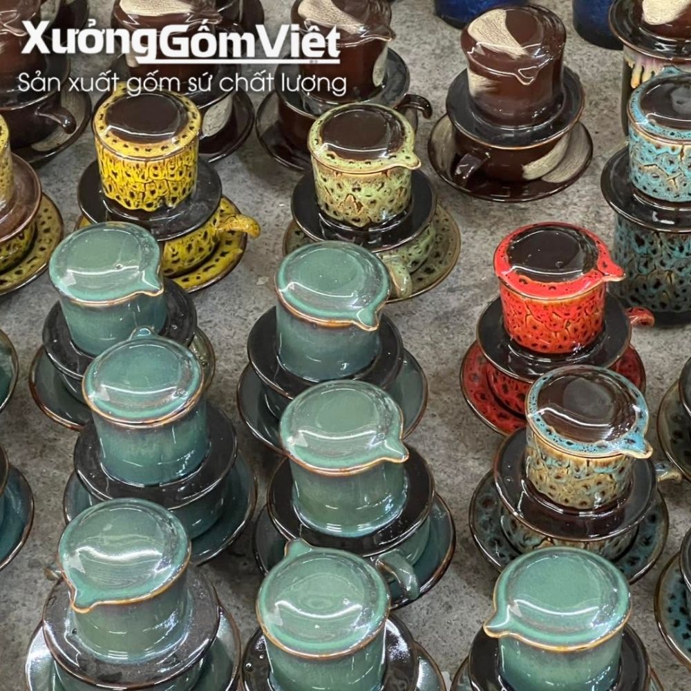Phin pha cà phê quà tặng in logo