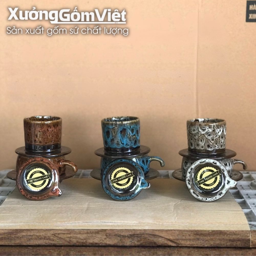 Phin pha cà phê quà tặng in logo
